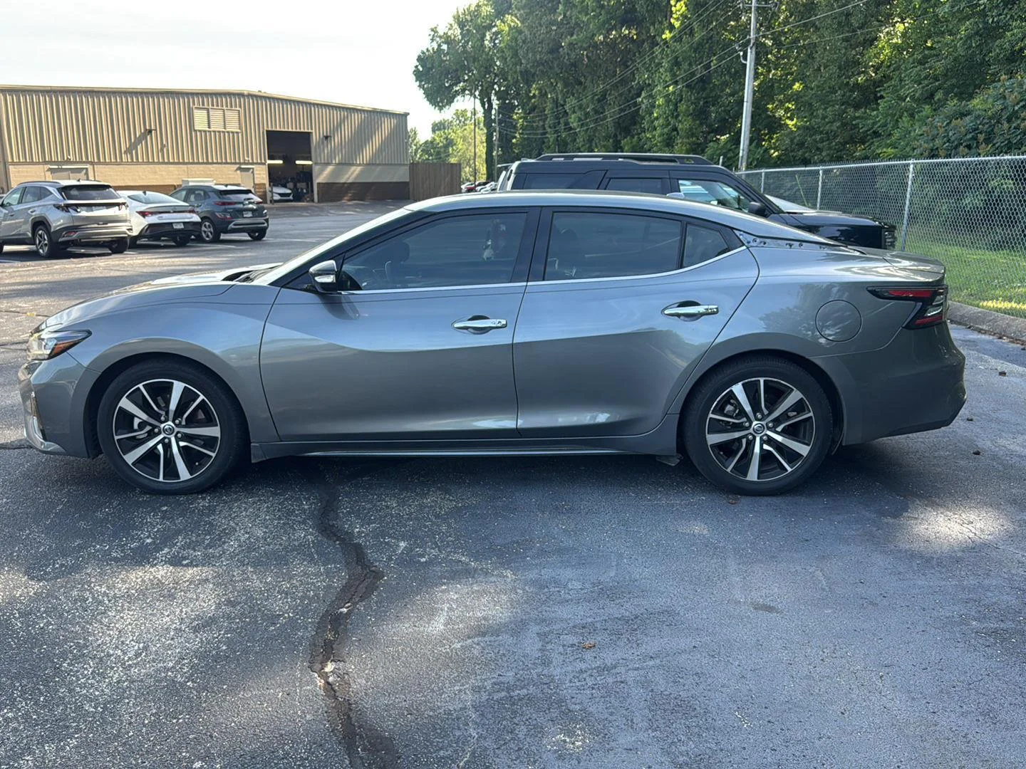 Used 2021 Gun Metallic Nissan SV image 6