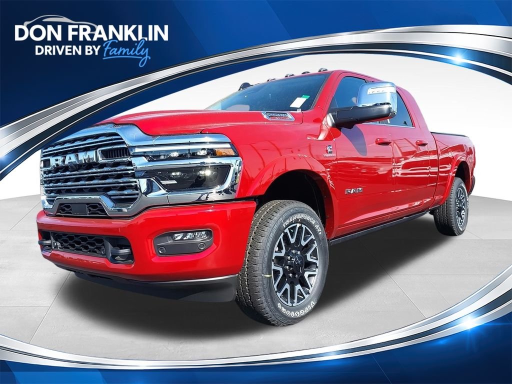 New 2026 Molten Red Pearlcoat RAM Limited Longhorn image 1