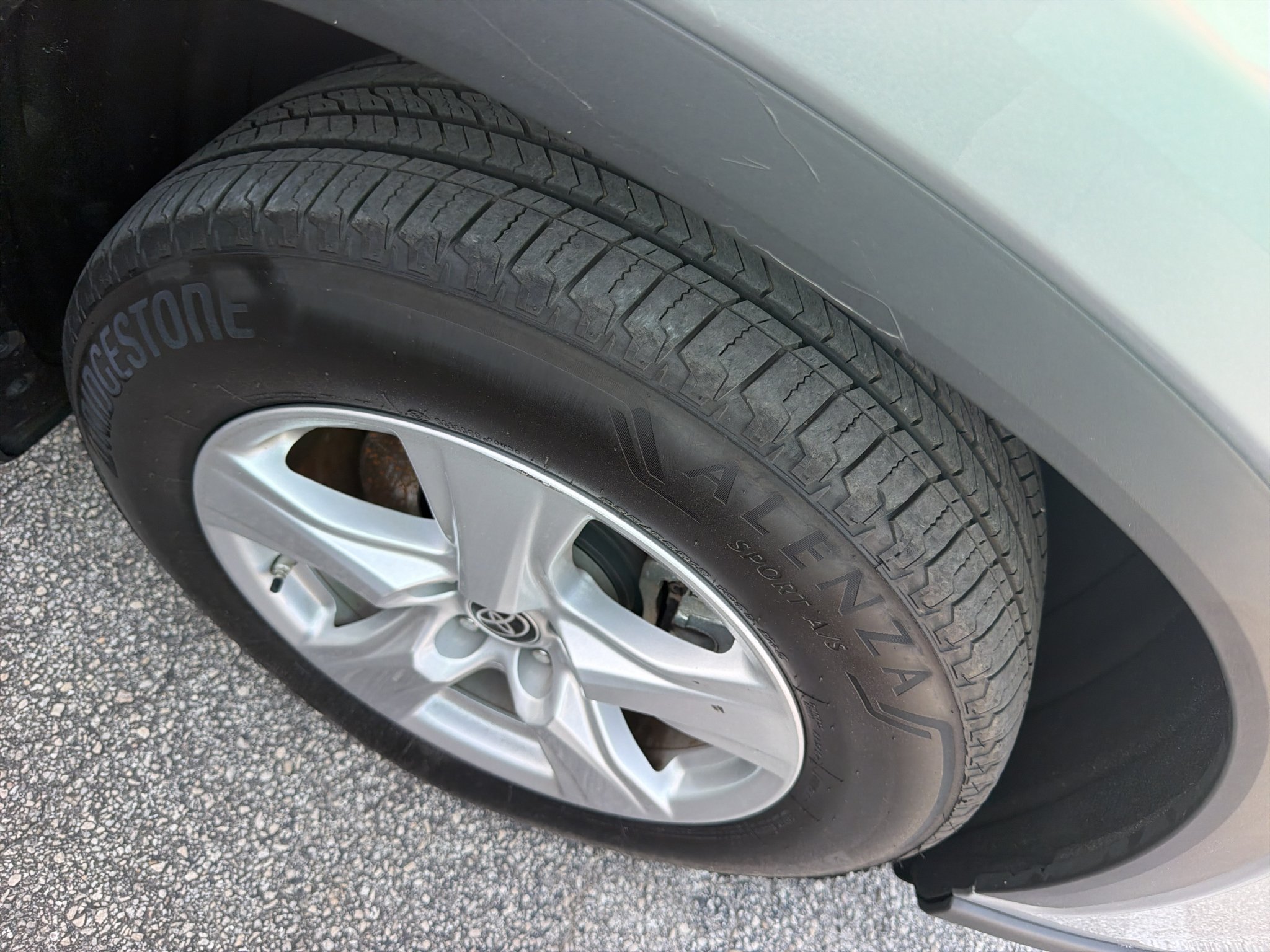 Used 2024 Celestial Silver Metallic Toyota Hybrid LE image 3