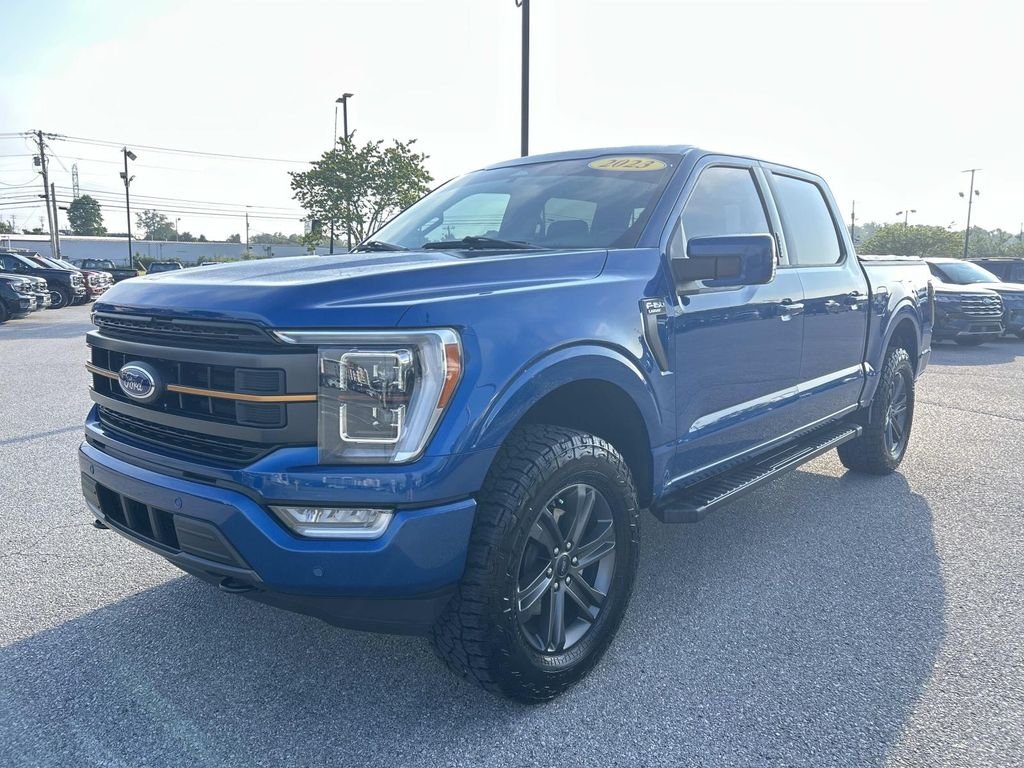 Certified Used 2023 Atlas Blue Metallic Ford Lariat image 8