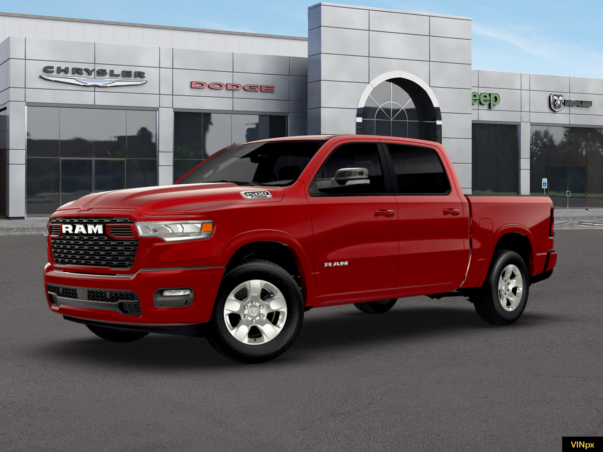 New 2026 Molten Red Pearl-Coat Exterior Paint RAM  image 2