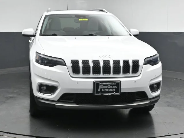 Used 2021 Bright White Clearcoat Jeep Limited image 2