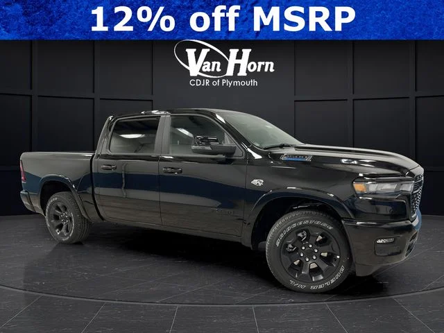 New 2026 Diamond Black Crystal Pearlcoat RAM Big Horn/Lone Star image 1