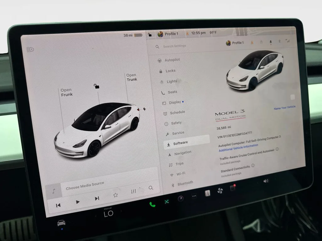 Used 2021 White Tesla Performance image 61