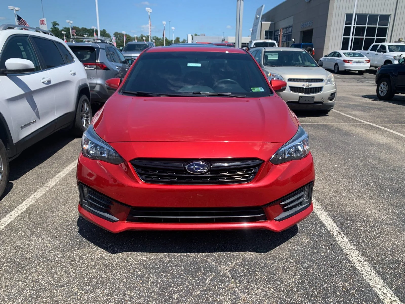 Used 2020 Red Subaru Sport Sedan image 6