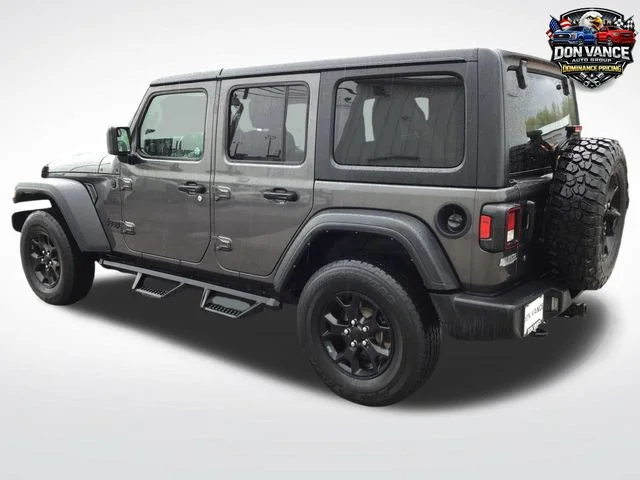 Used 2021 Gray Jeep Unlimited Willys image 3