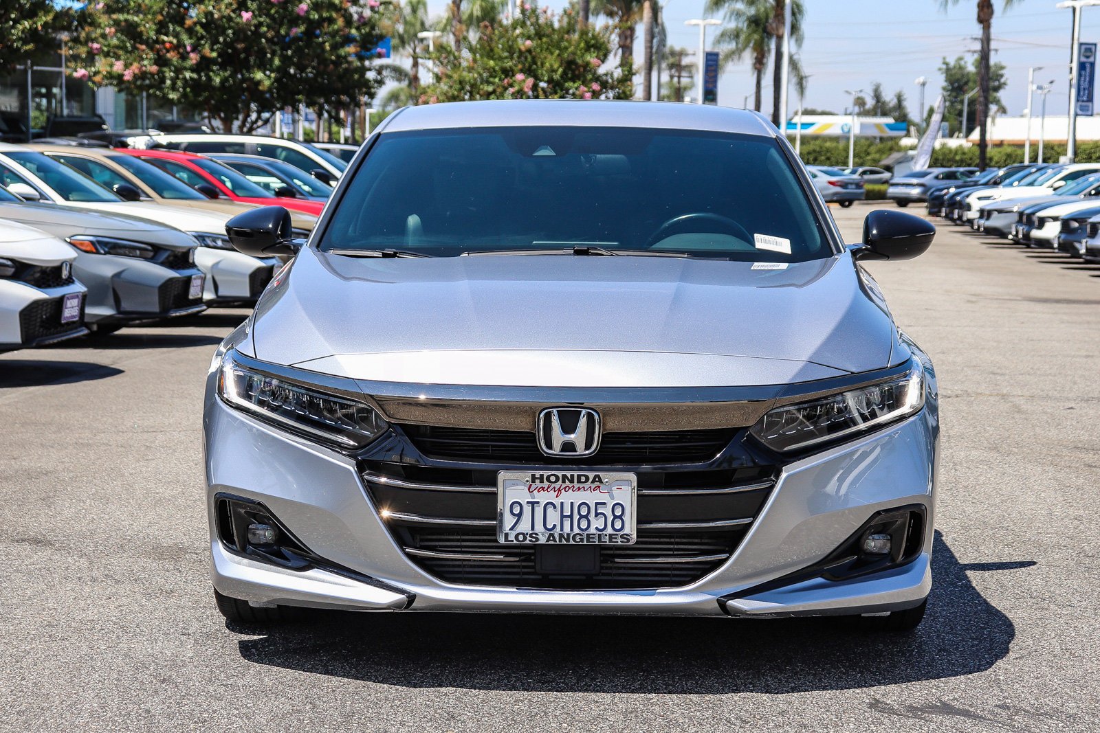 Used 2021 Lunar Silver Metallic Honda Sport image 2