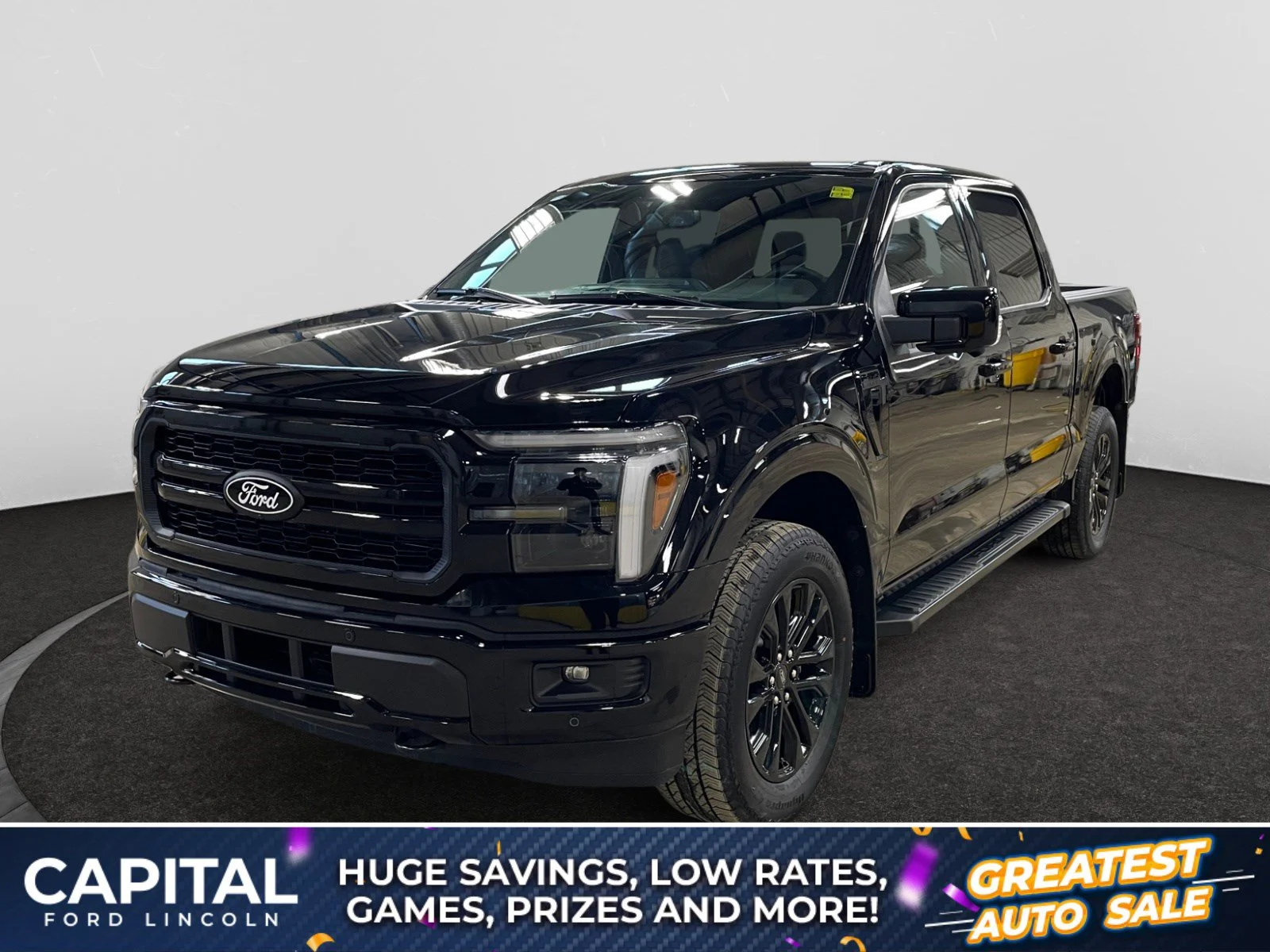New 2026 Agate Black Metallic Ford Lariat image 1