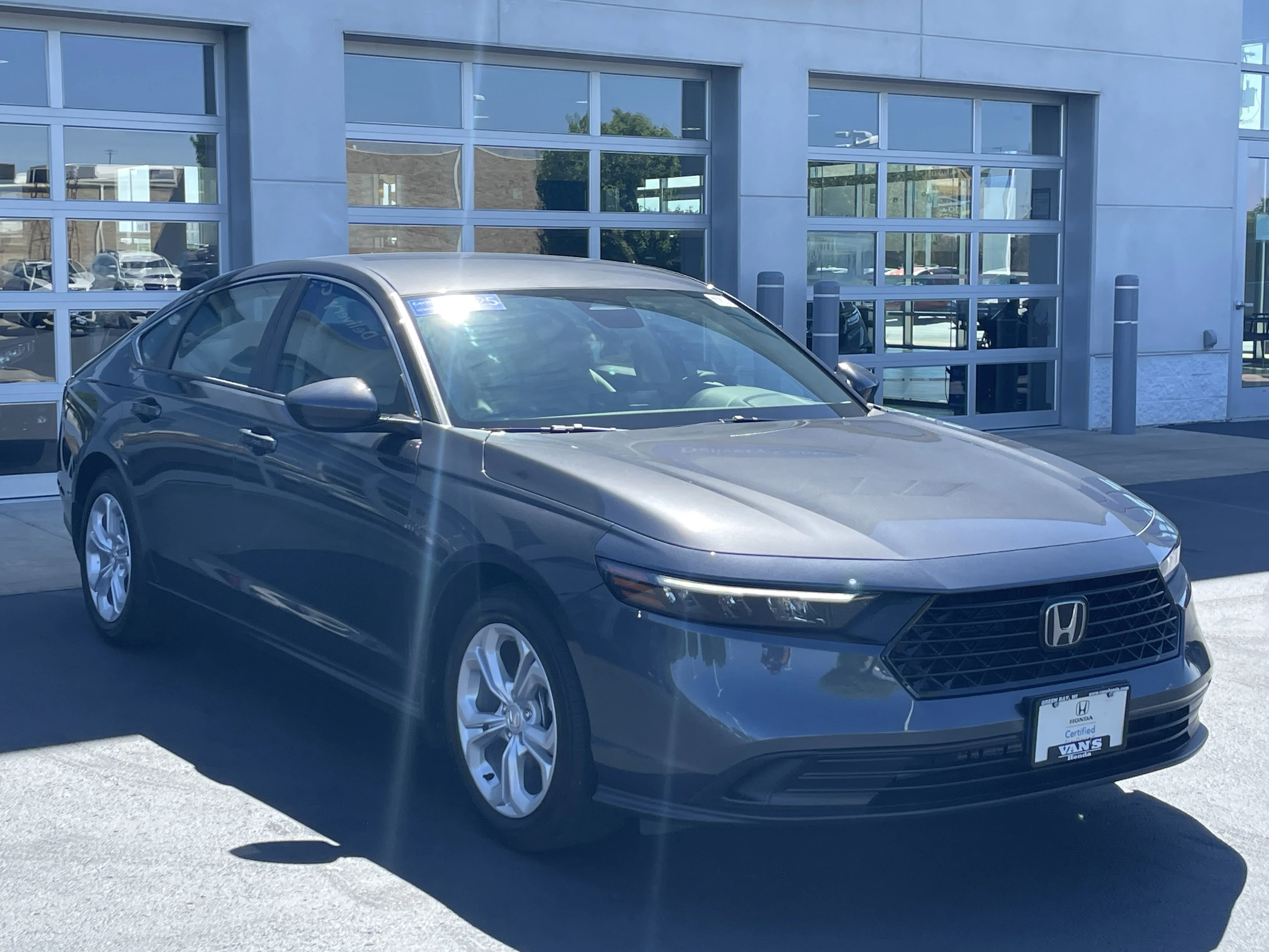 Certified Used 2025 Meteorite Gray Metallic Honda 1.5T LX image 1