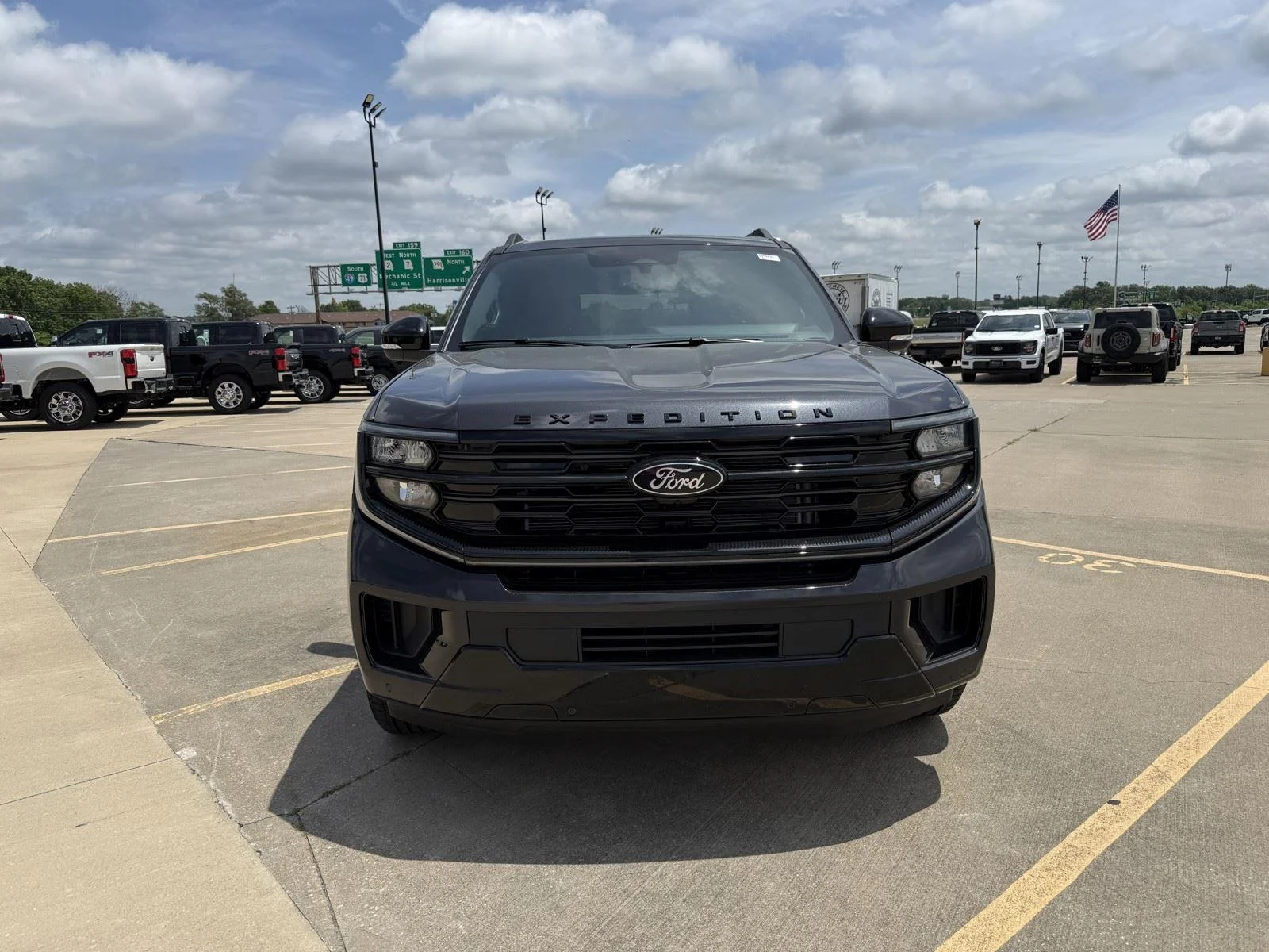 New 2026 DARK MATTER GRAY METALLIC FORD PLATINUM 4X4 image 3