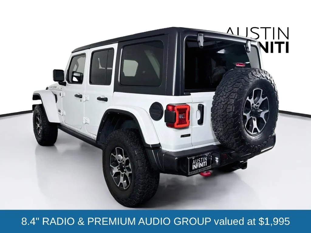Used 2021 White Jeep Unlimited Rubicon image 6