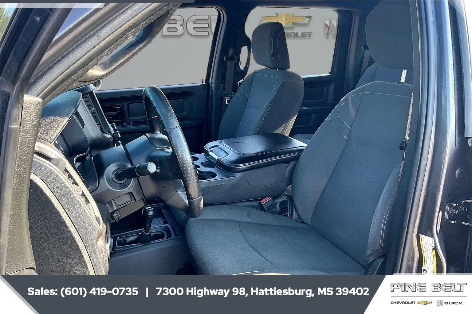 Used 2023 Granite Crystal Metallic Clearcoat Ram Tradesman image 19