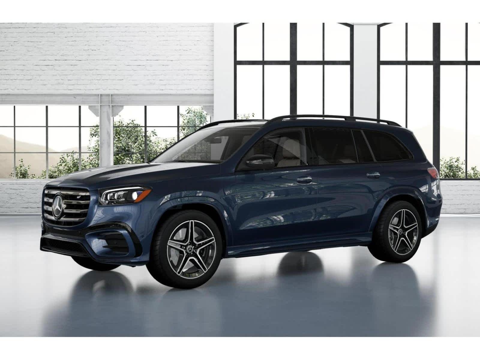 Nuevo Mercedes-Benz GLS 450 azul crepúsculo metalizado 2026, imagen 78