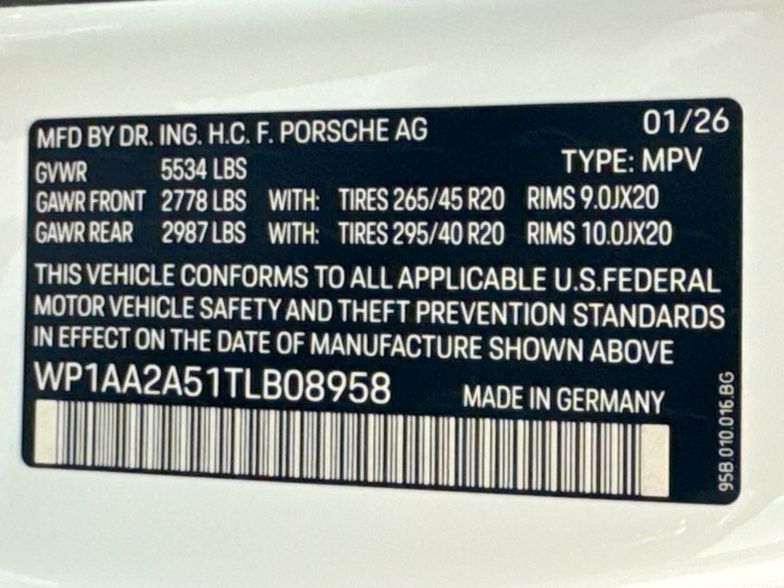 Used 2026 White Porsche  image 26