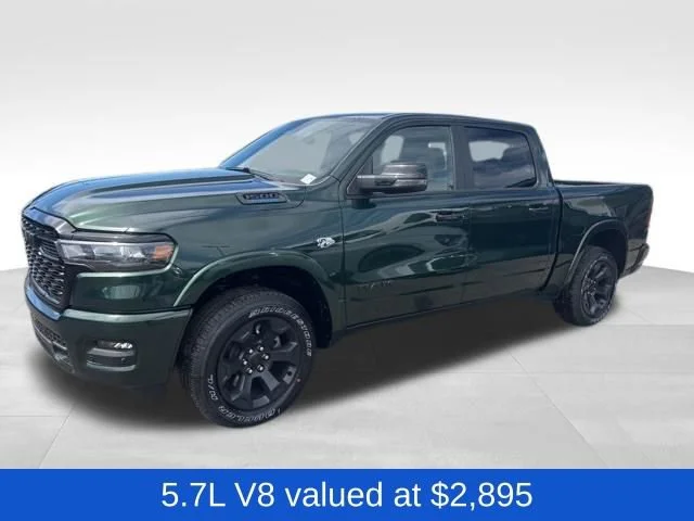 New 2026 Serrano-Green Metallic Exterior Paint RAM Big Horn image 3