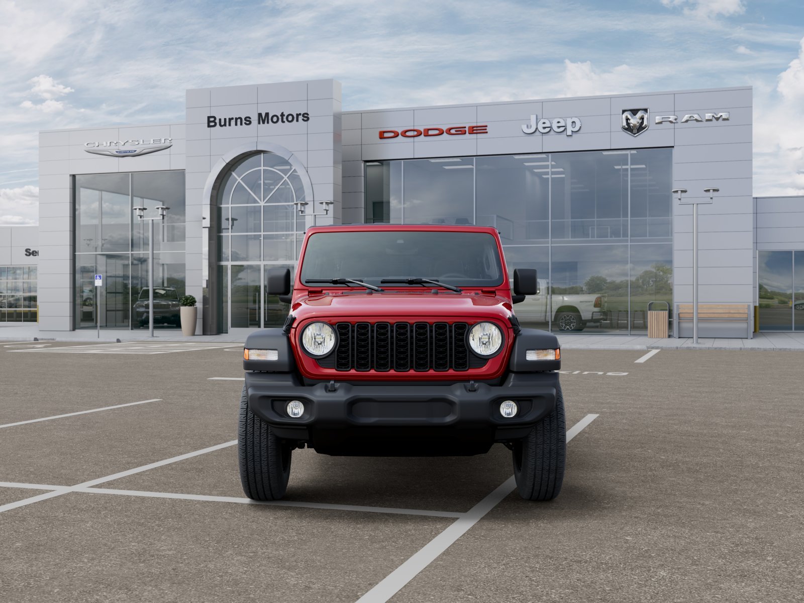 New 2026 Firecracker Red Clearcoat Jeep Sport 4-Door image 32