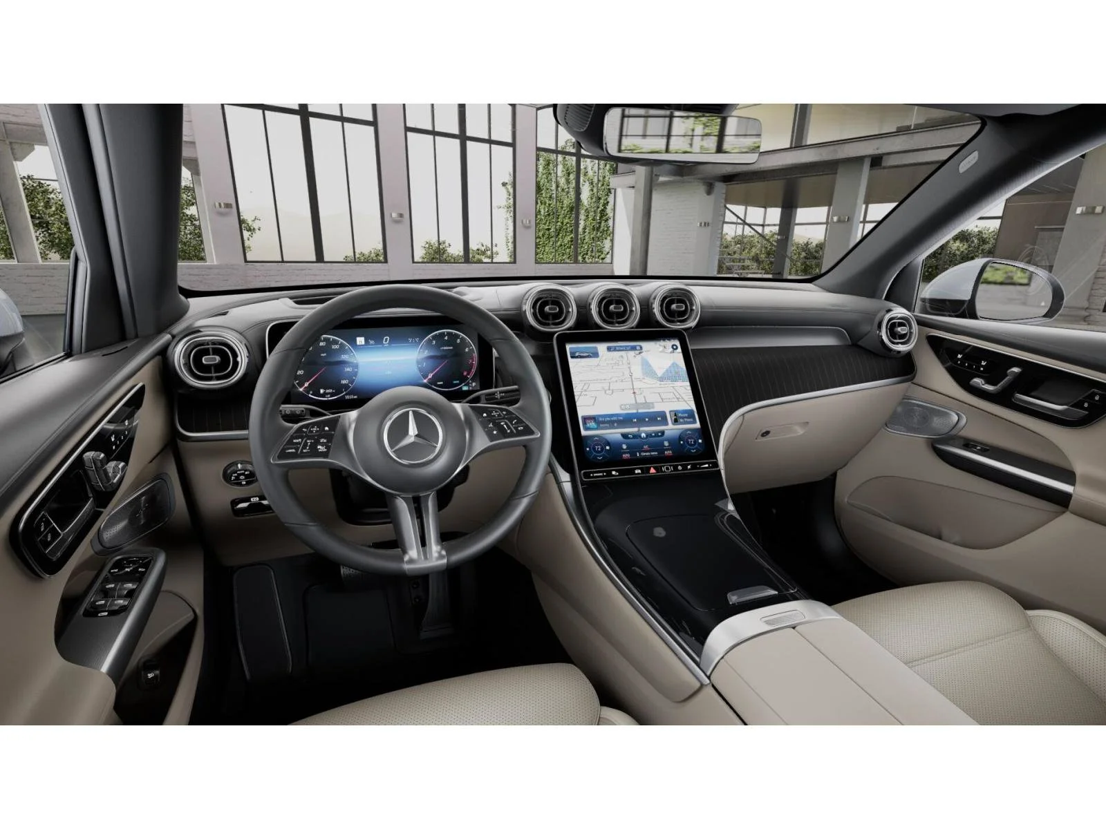 New 2027 MOONLIGHT WHITE Mercedes-Benz GLC 300 image 3