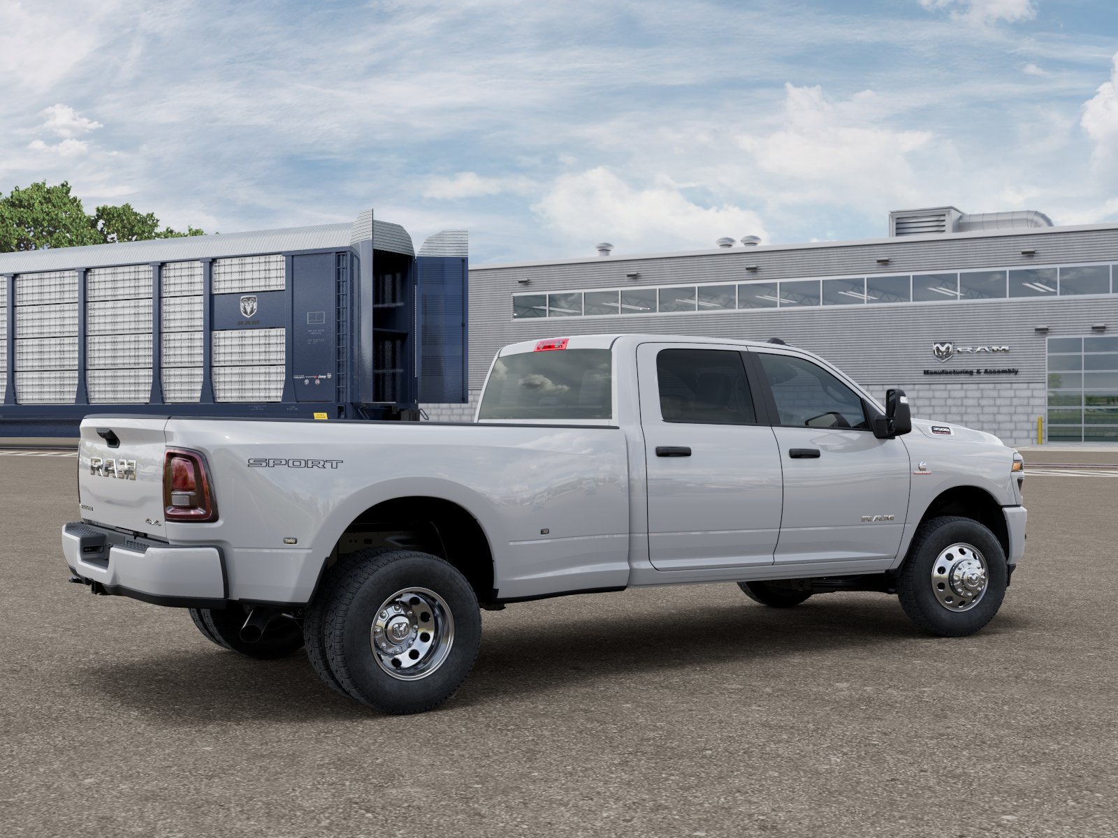 New 2026 Bright White Clear-Coat Exterior Paint RAM BIG HORN image 2