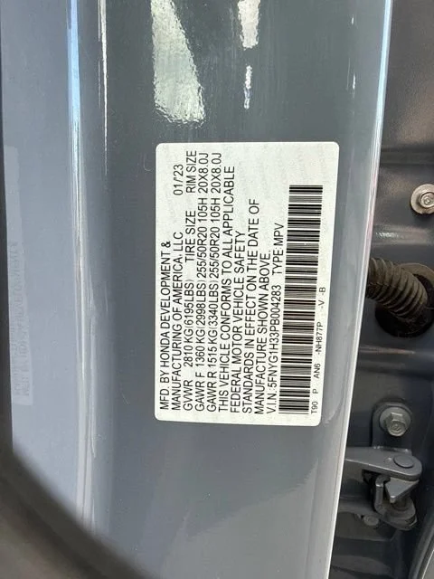 Certified Used 2023 Sonic Gray Pearl Honda Sport image 49
