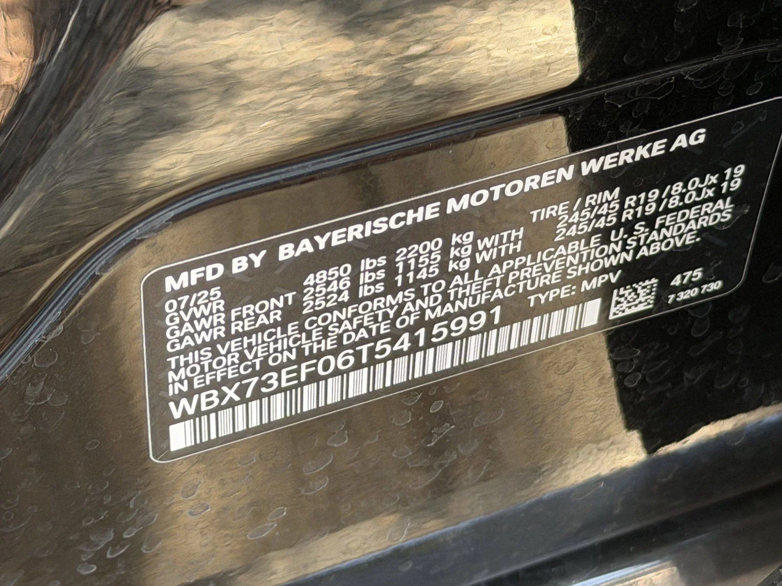 New 2026 Black Sapphire Metallic BMW xDrive28i image 36