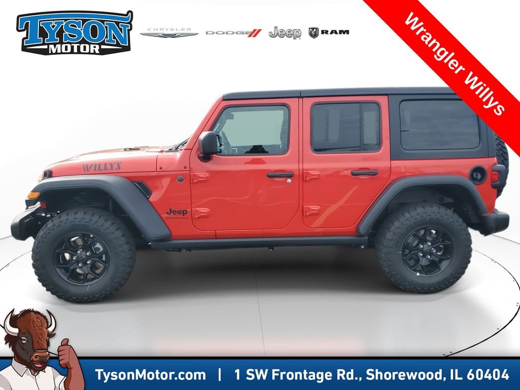 New 2026 Firecracker Red Clearcoat Jeep Willys image 3