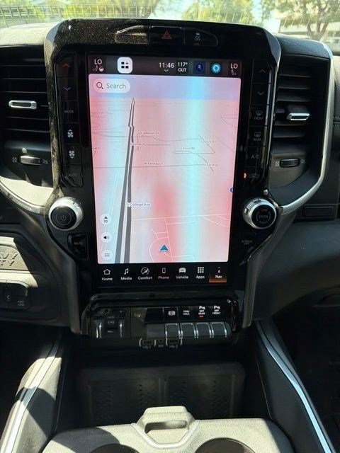 Used 2025 Diamond Black Crystal Pearlcoat Ram Laramie image 22