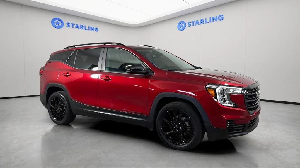 Certified Used 2023 Volcanic Red Tintcoat GMC SLE image 12