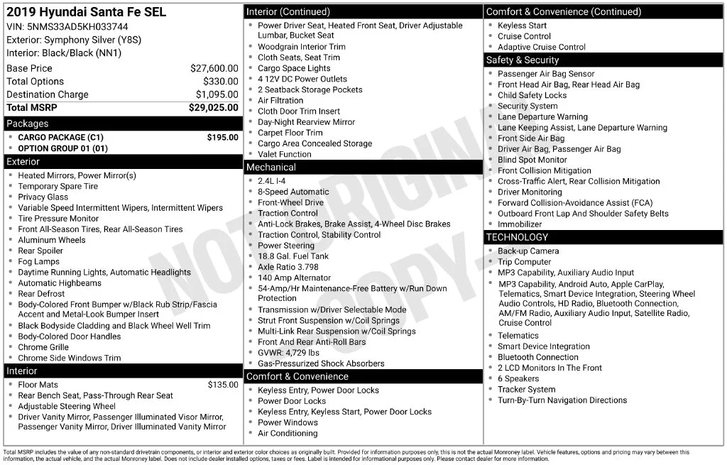 Certified Used 2019 Silver Hyundai SEL image 40