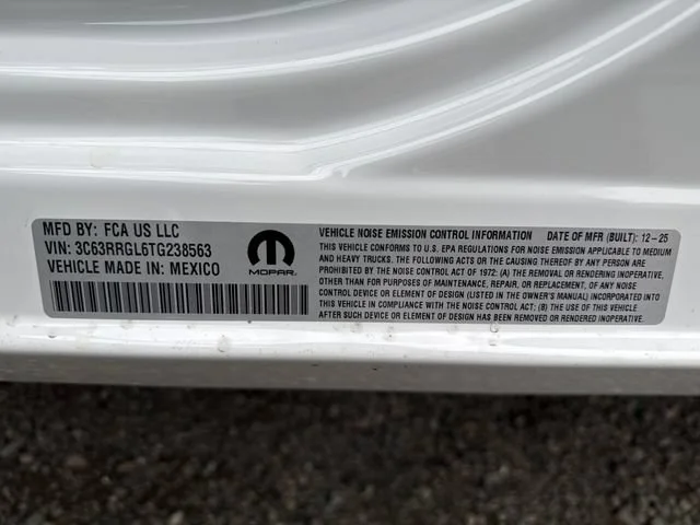 New 2026 Bright White Clear-Coat Exterior Paint RAM Tradesman image 17