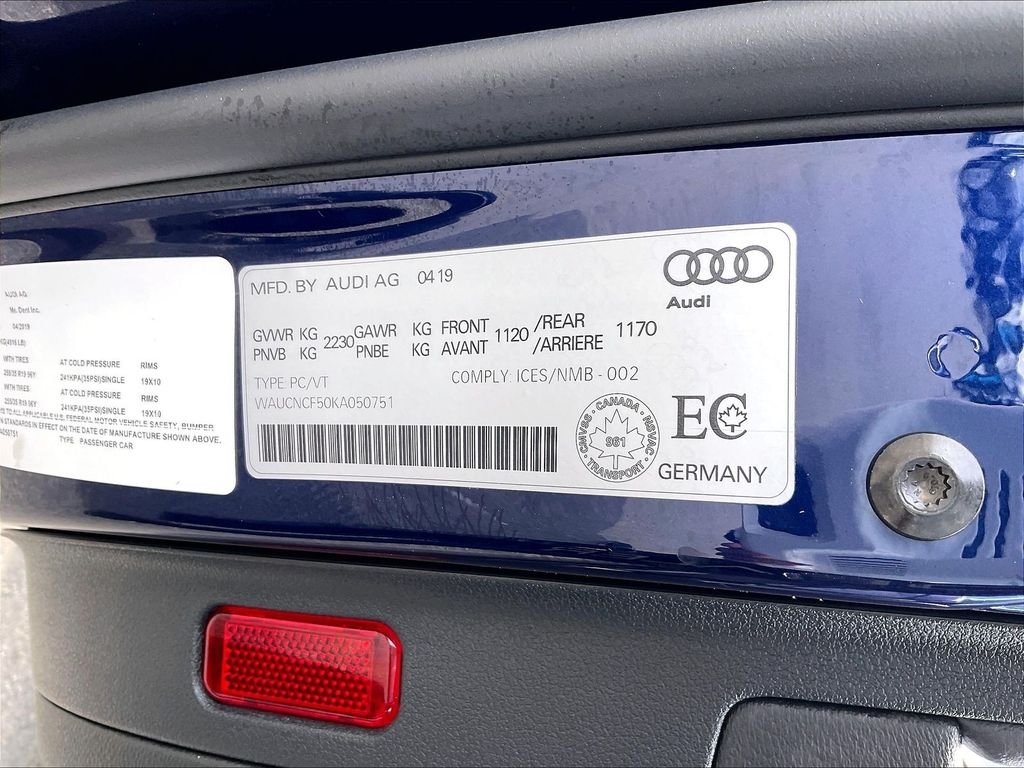 Used 2019 Black Audi Prestige image 36