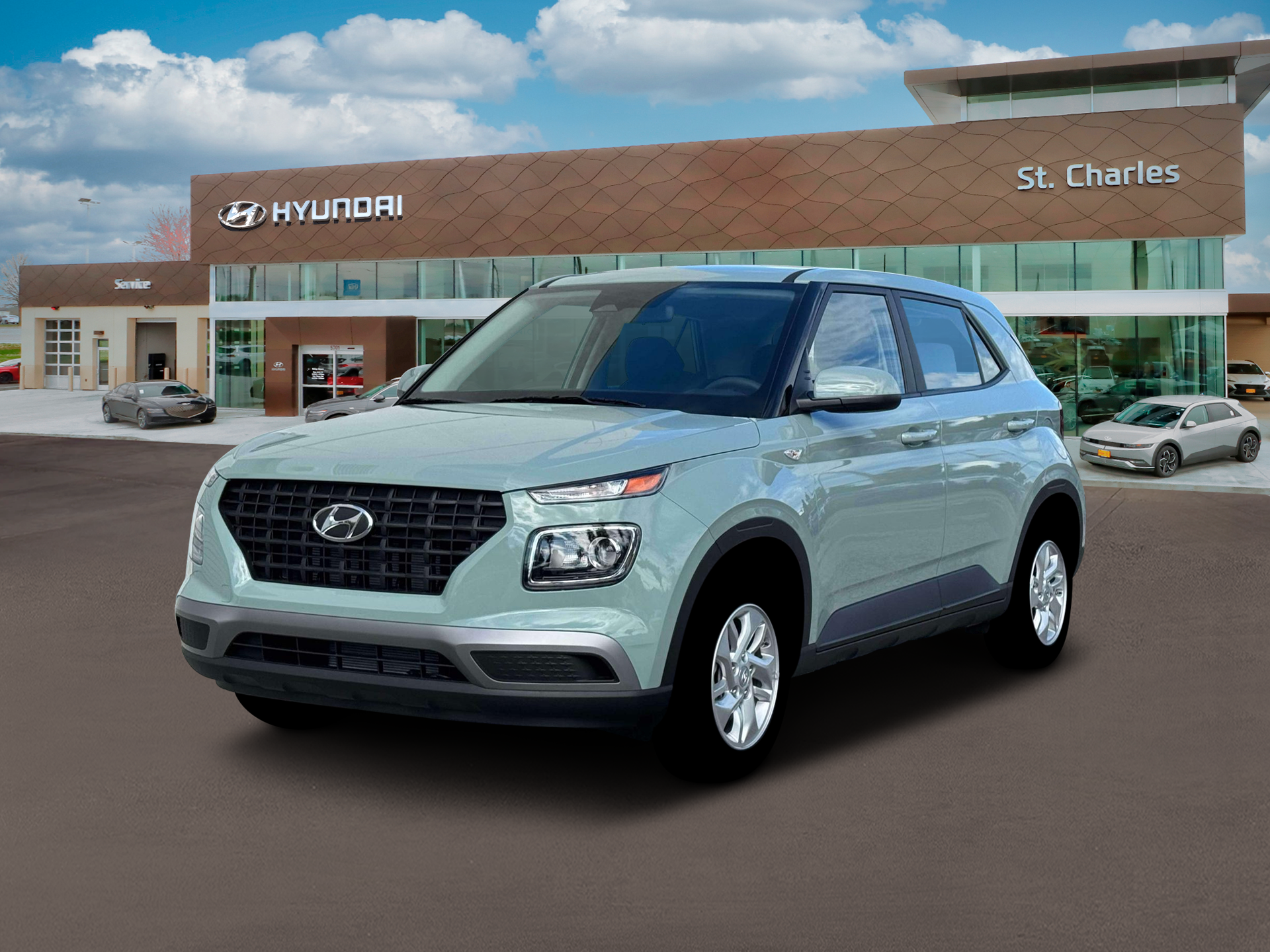 New 2026 Green Hyundai SE image 1