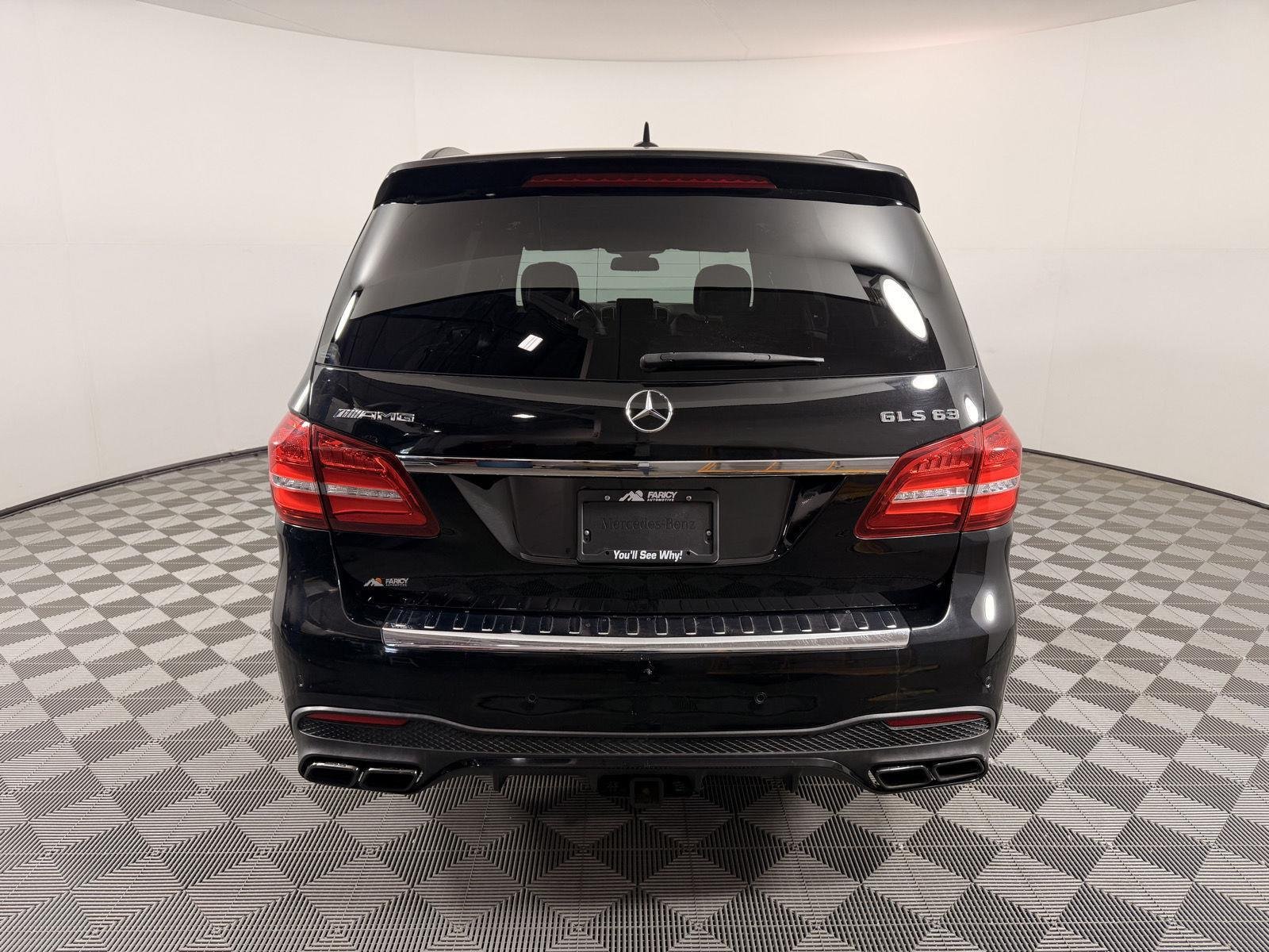 Used 2017 Obsidian Black Metallic Mercedes AMG GLS 63 image 4
