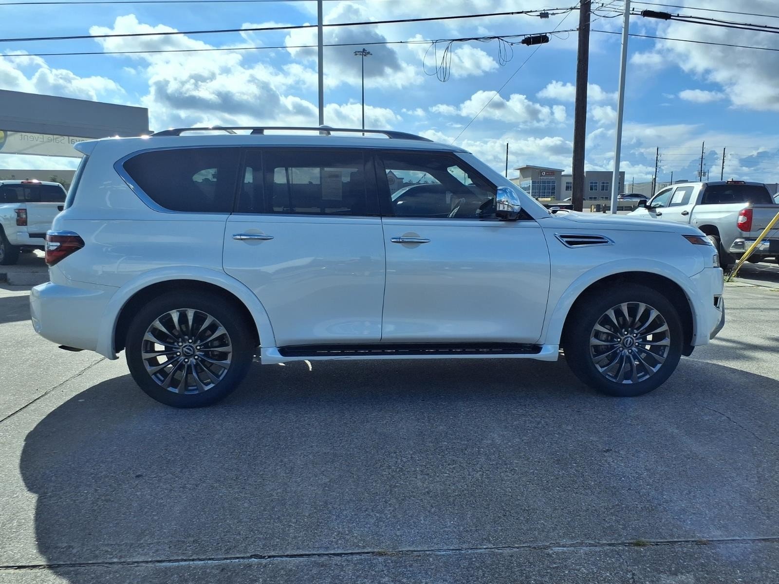 2022 Nissan Armada Platinum White at Price LeBlanc Nissan
