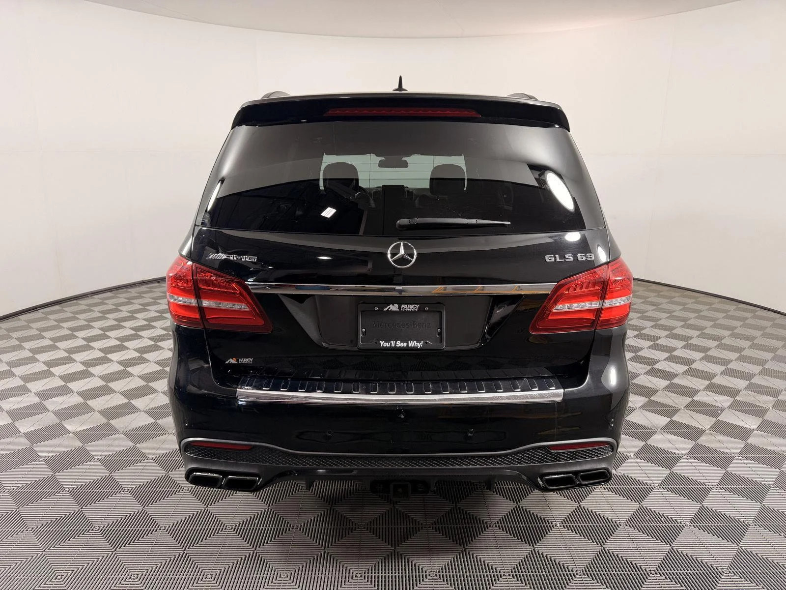 Used 2017 Obsidian Black Metallic Mercedes AMG GLS 63 image 4
