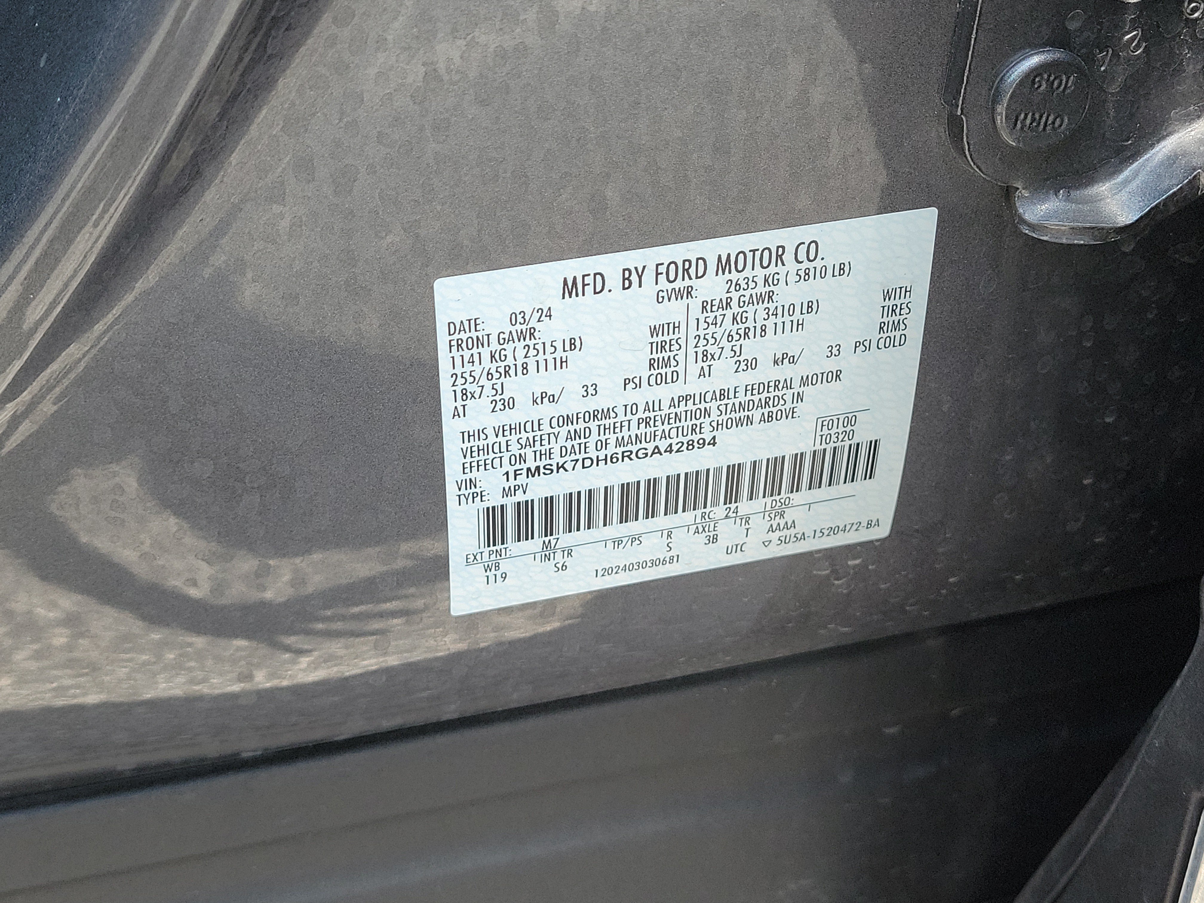 Used 2024 Gray Metallic Ford XLT image 31