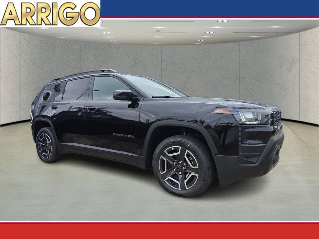 New 2026 Diamond Black Crystal Pearlcoat Jeep Limited image 1