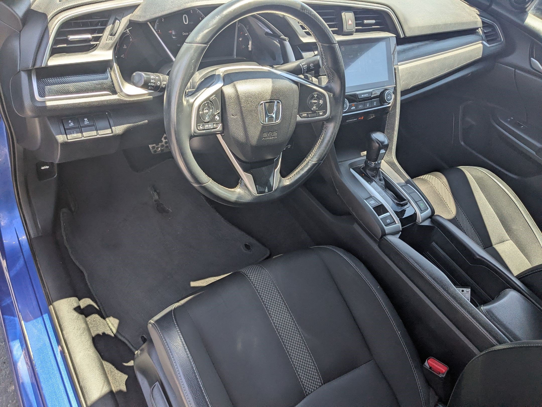 Used 2021 Aegean Blue Metallic Honda Sport image 15