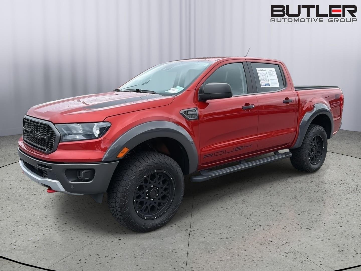 Used 2022 Hot Pepper Red Metallic Tinted Clearcoat Ford XLT Roush image 2