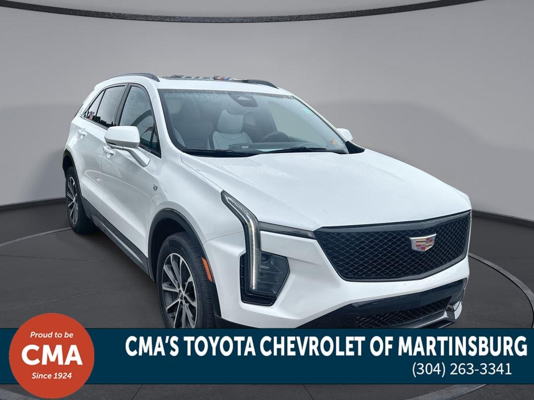 Used 2025 Crystal White Tricoat Cadillac AWD Sport image 1