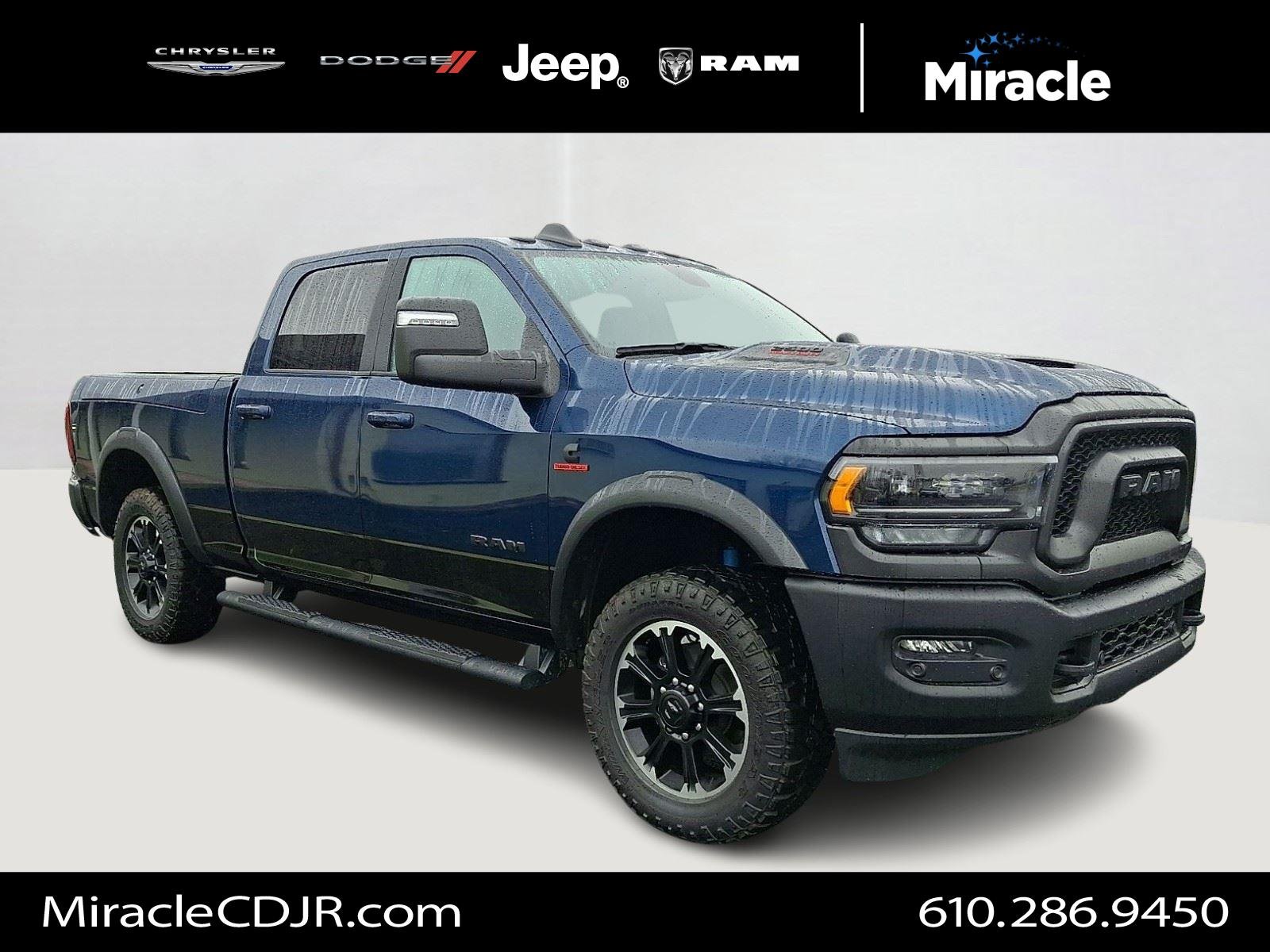 Used 2024 Diamond Black Crystal Pearlcoat Ram Rebel image 1