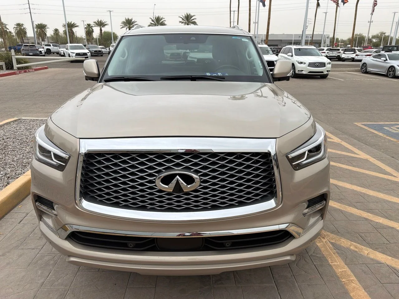 Certified Used 2024 Champagne Quartz INFINITI Luxe image 2