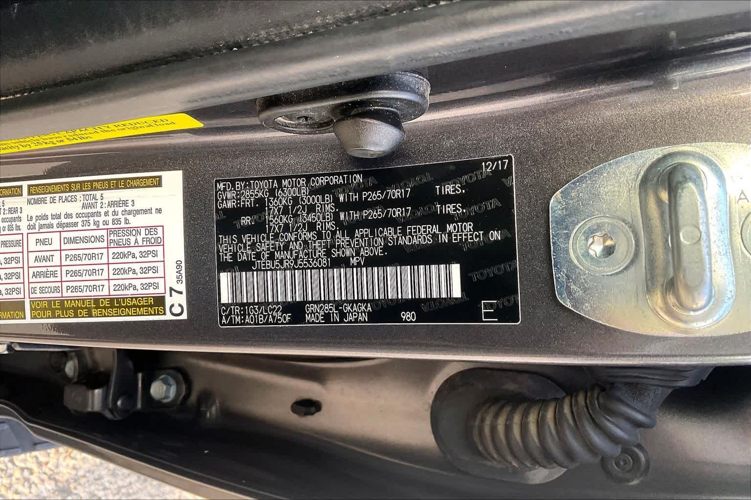 Used 2018 Magnetic Gray Metallic Toyota TRD Off Road Premium image 35