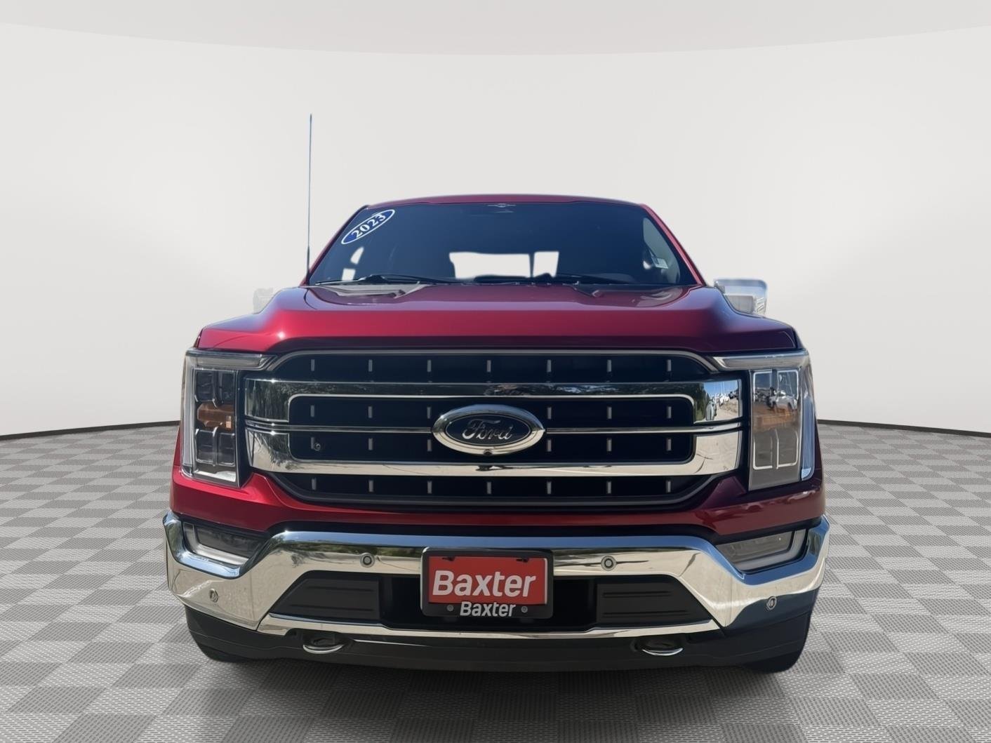 Certified Used 2023 Rapid Red Metallic Tinted Clearcoat Ford LARIAT image 2