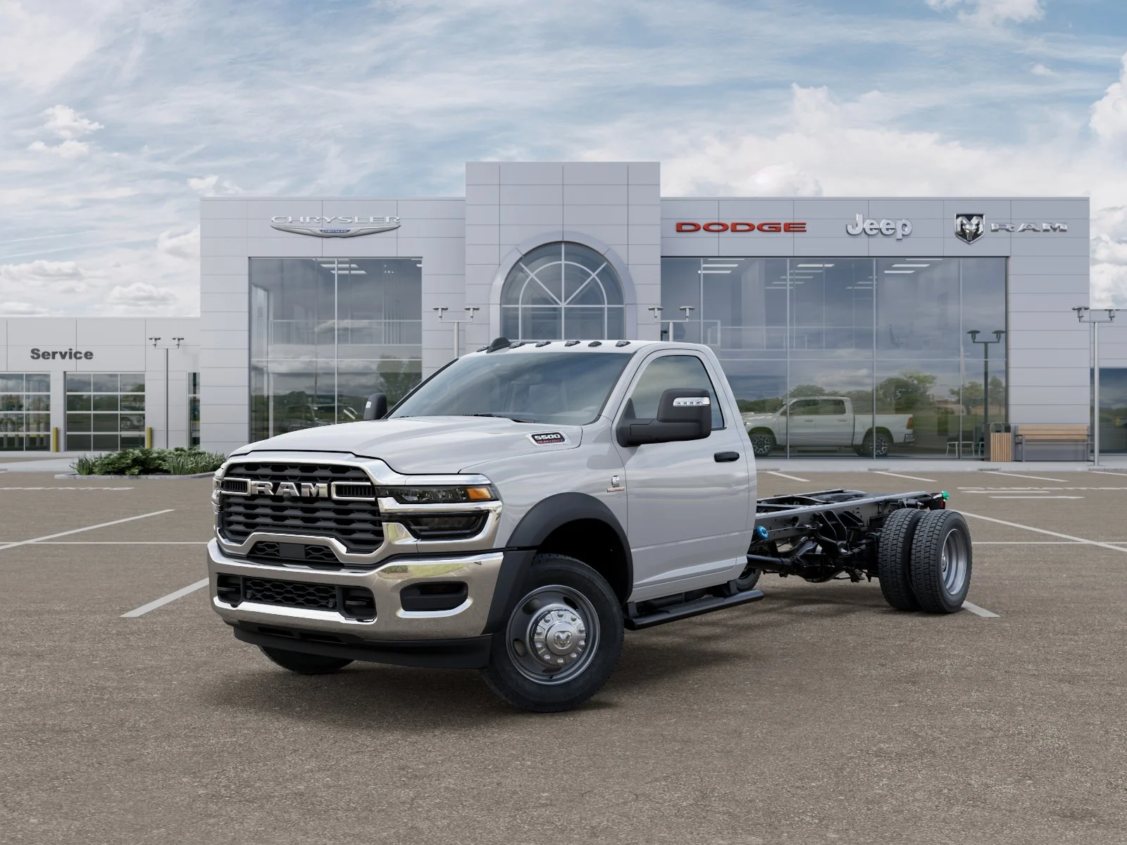 New 2025 Bright White Clearcoat RAM Tradesman image 36