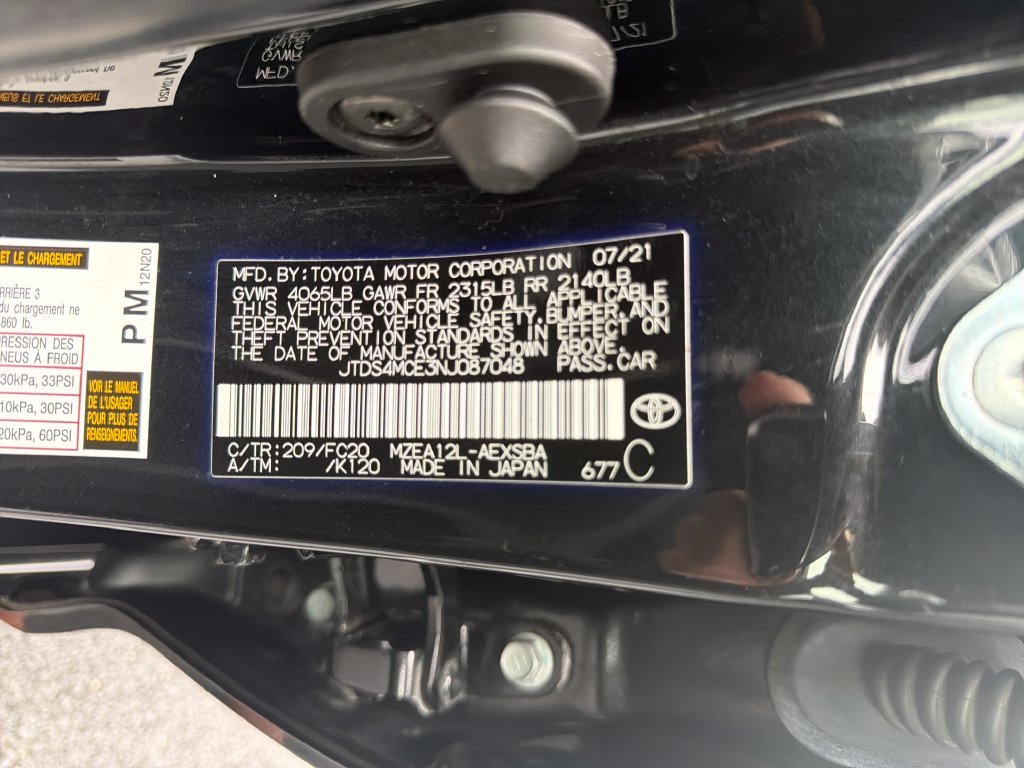 Used 2022 Black Toyota SE image 17