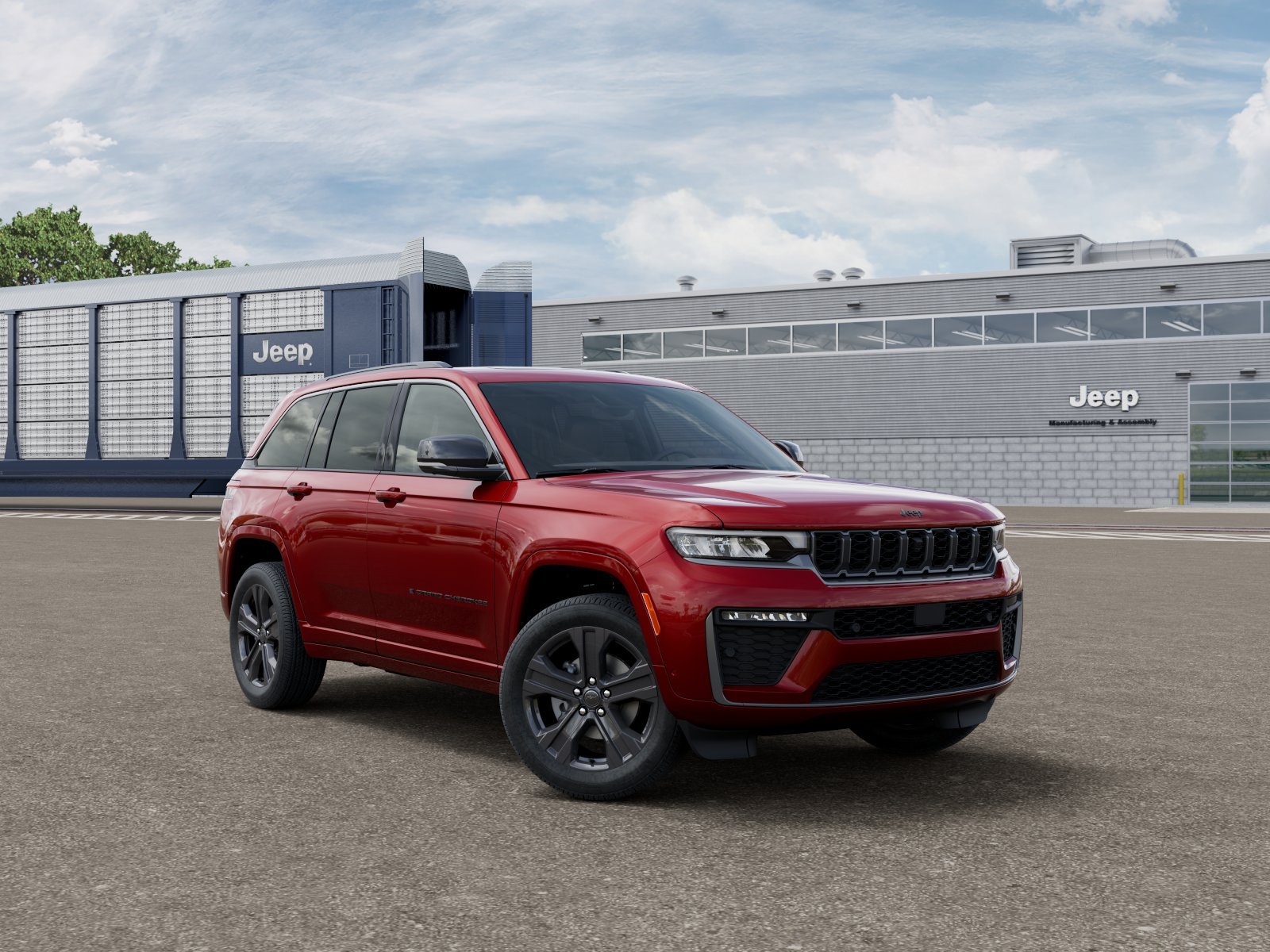 New 2027 Red Hot Pearlcoat Jeep Limited image 3