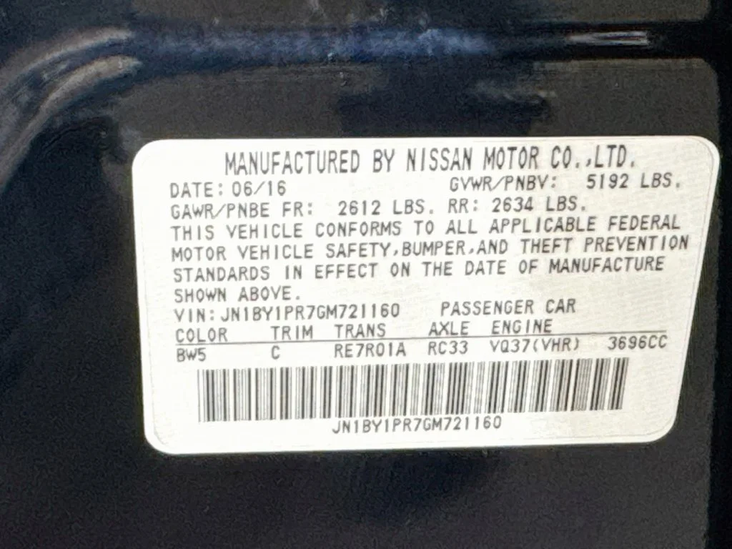 Used 2016 Blue INFINITI 3.7X image 42