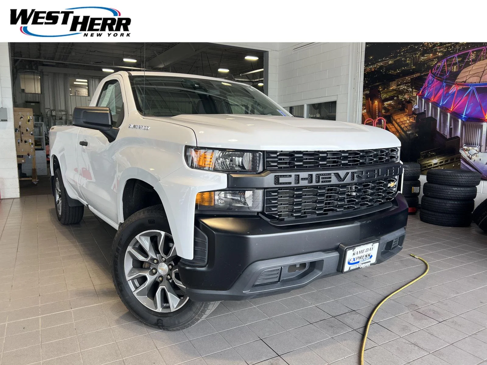 Used 2020 Summit White Chevrolet Work Truck image 1