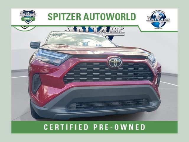 Certified Used 2025 Red Toyota LE image 1