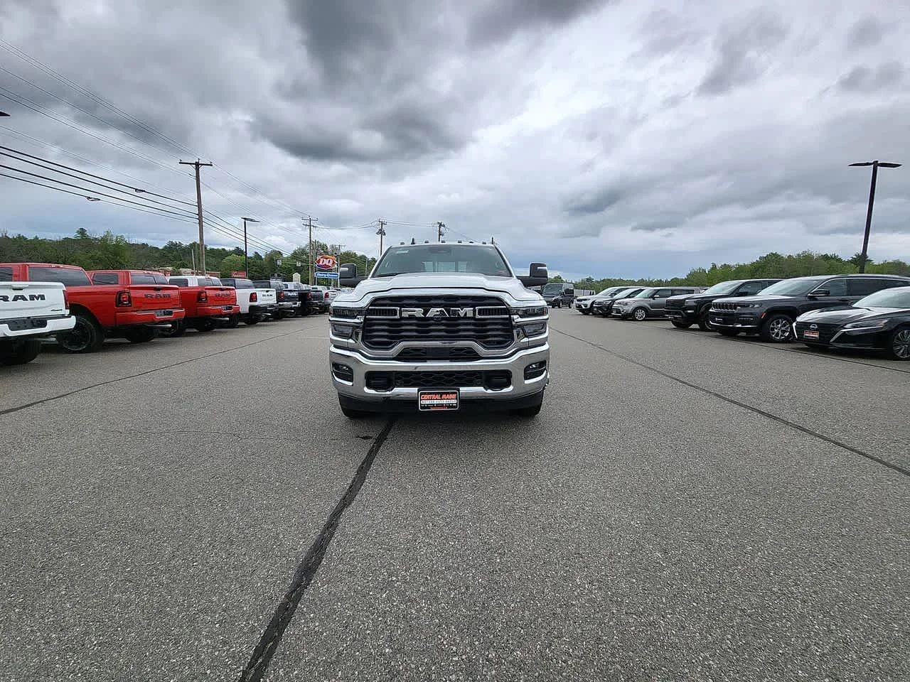 Used 2025 Bright White Clearcoat Ram Tradesman image 3